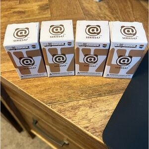 100% Bearbrick Series 47 Sealed Unopened Set of 4 Collectibles